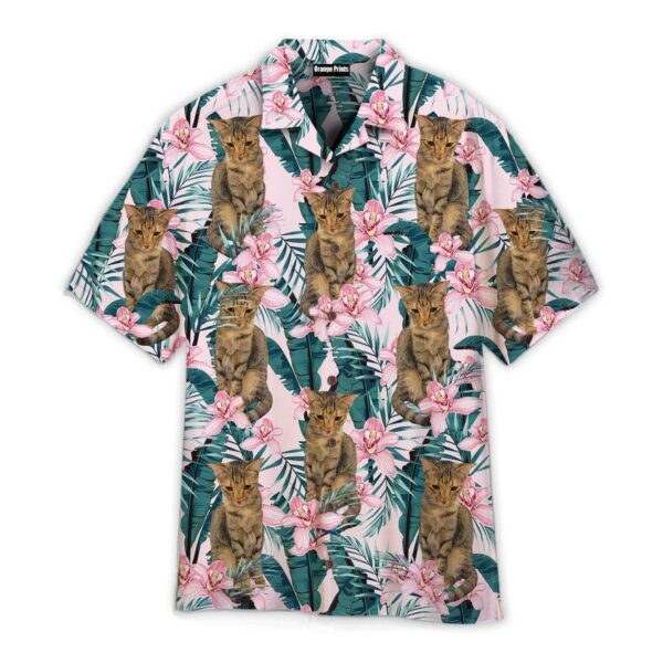 Cats And Queen Of Flower Pattern Hawaii Shirt For Men Women Ha99814