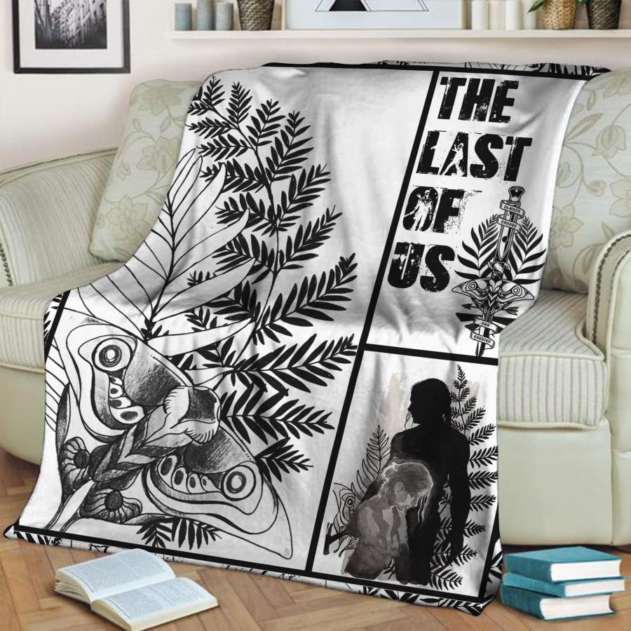 The Last Of Us Ellie Tattoo 3D Throw Blanket