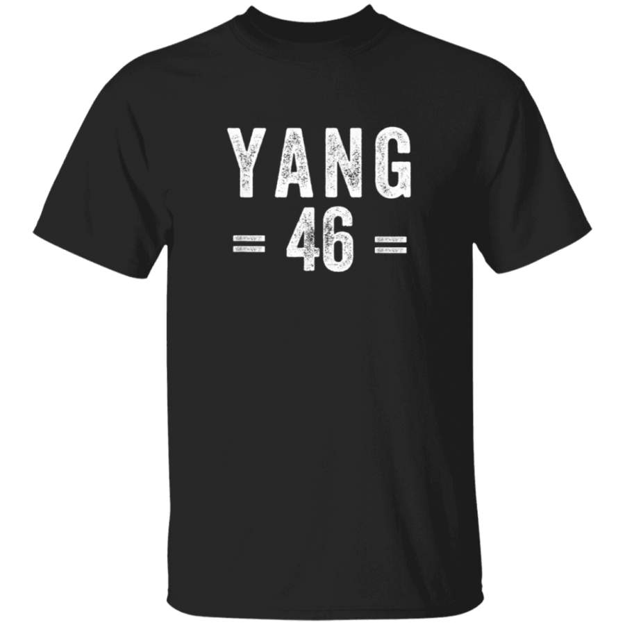 Andrew Yang 46 President Progressive Democrat Blue TShirt