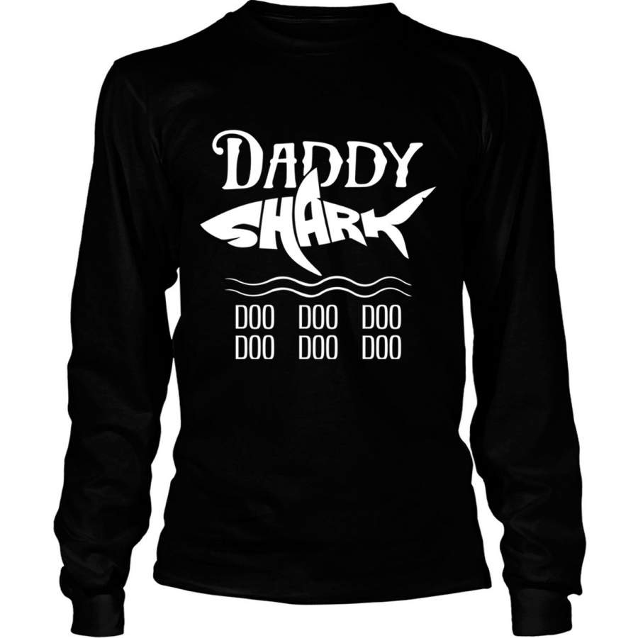 Daddy Shark Dance Father Day T Shirt, Daddy Shark T Shirt – Long Sleeve Tees