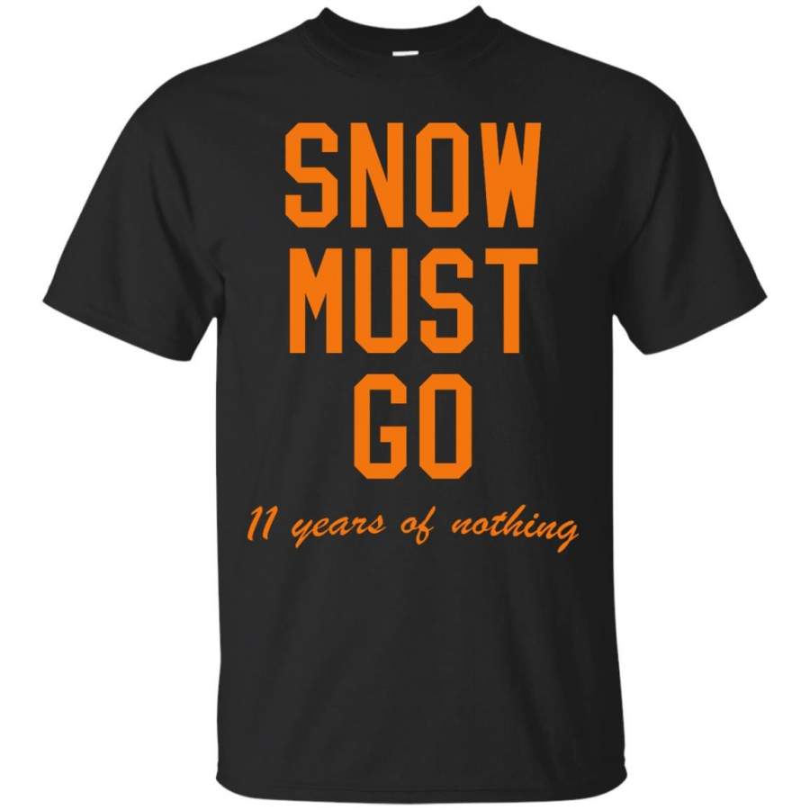 NEW YORK ISLANDERS – Snow Must Go T Shirt & Hoodie