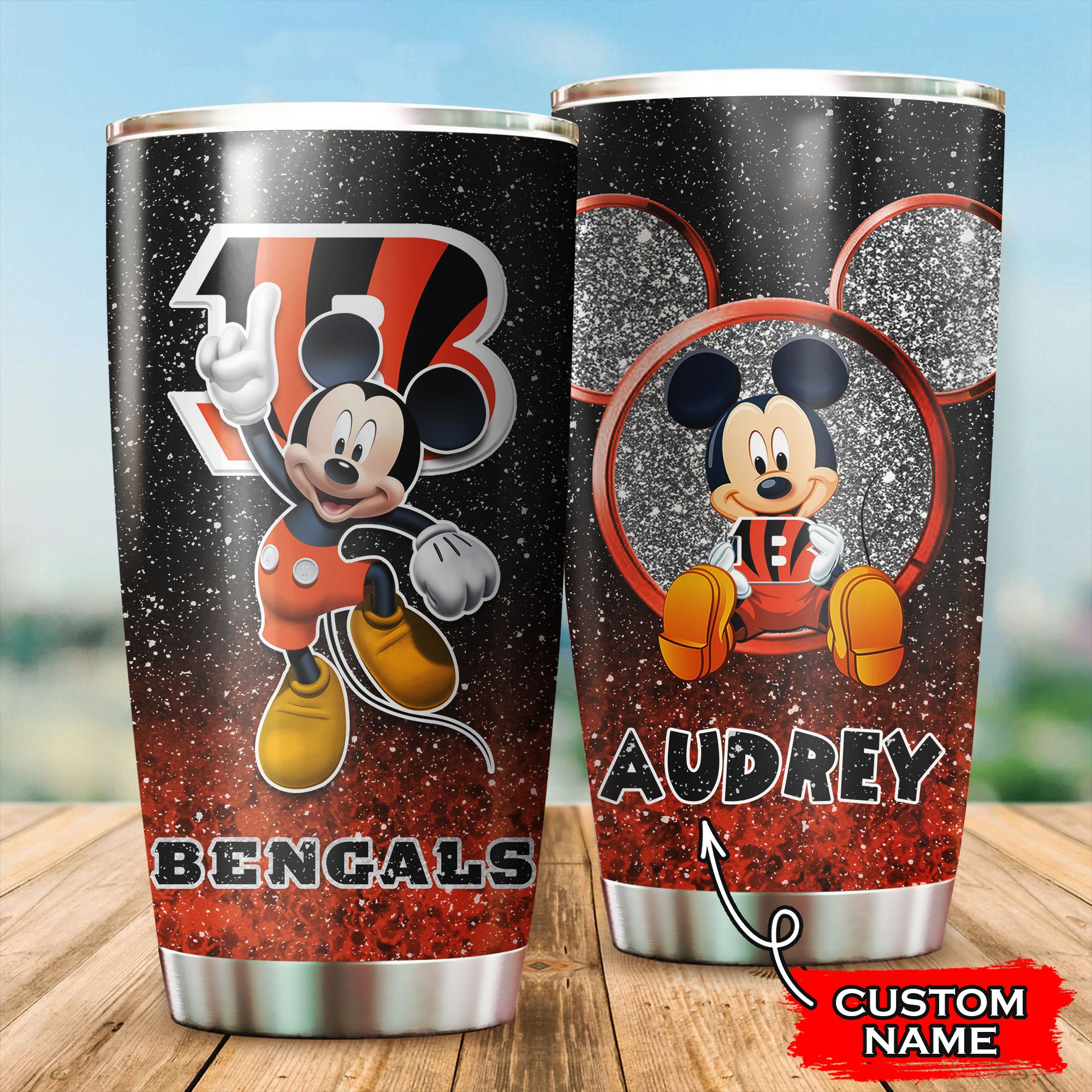 Cincinnati Bengals Mickey Custom Tumbler XXTTT-TB0437