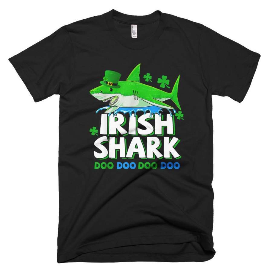 St Patricks Day Shirt Kids Irish Shark Tee