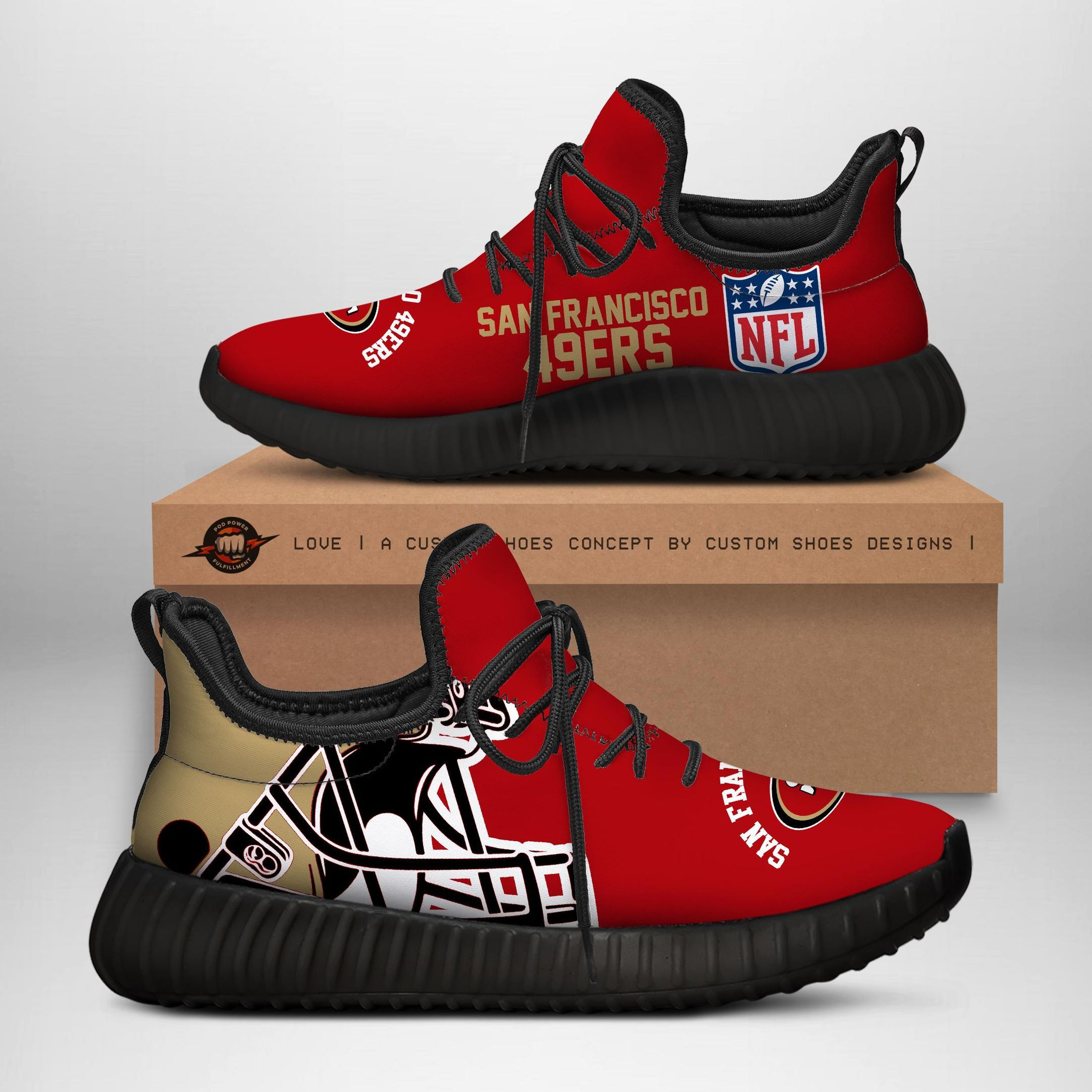 49Ers Custom New Yeezy Sneaker Sneaker