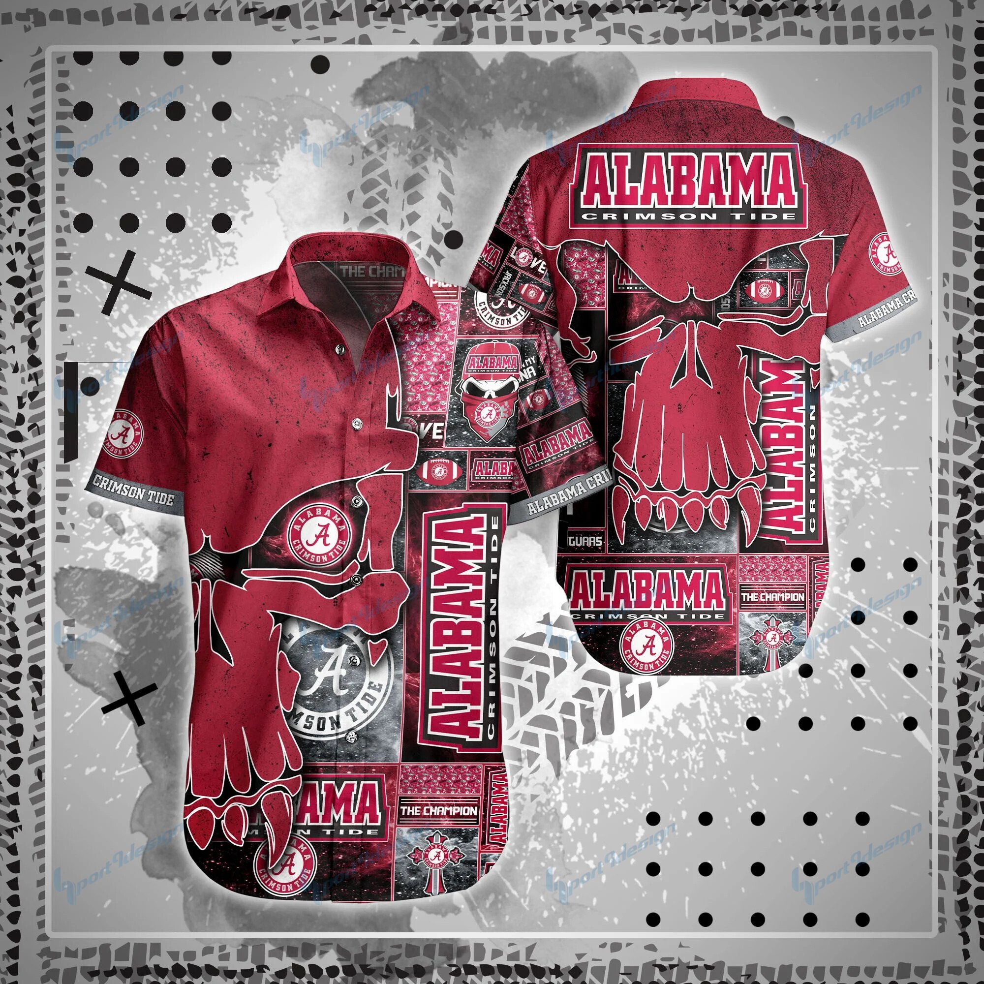 Alabama Crimson Tide Shirt And Shorts Bg67