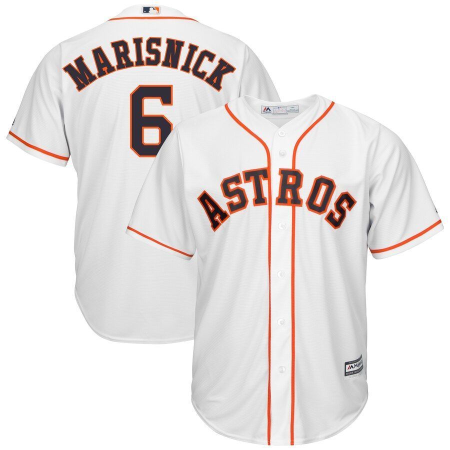 Jake Marisnick Houston Astros Majestic Home Cool Base Player Jersey White 2019