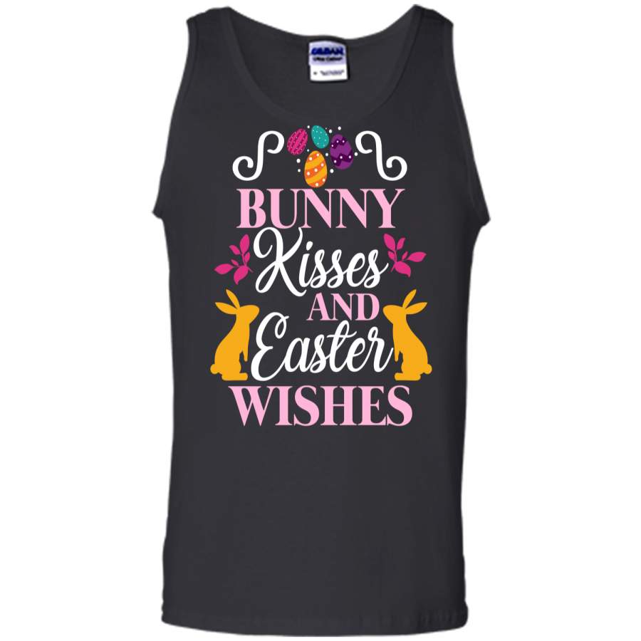 Bunny Kisses And Easter Wishes Cute Easter T-Shirt Tank Top