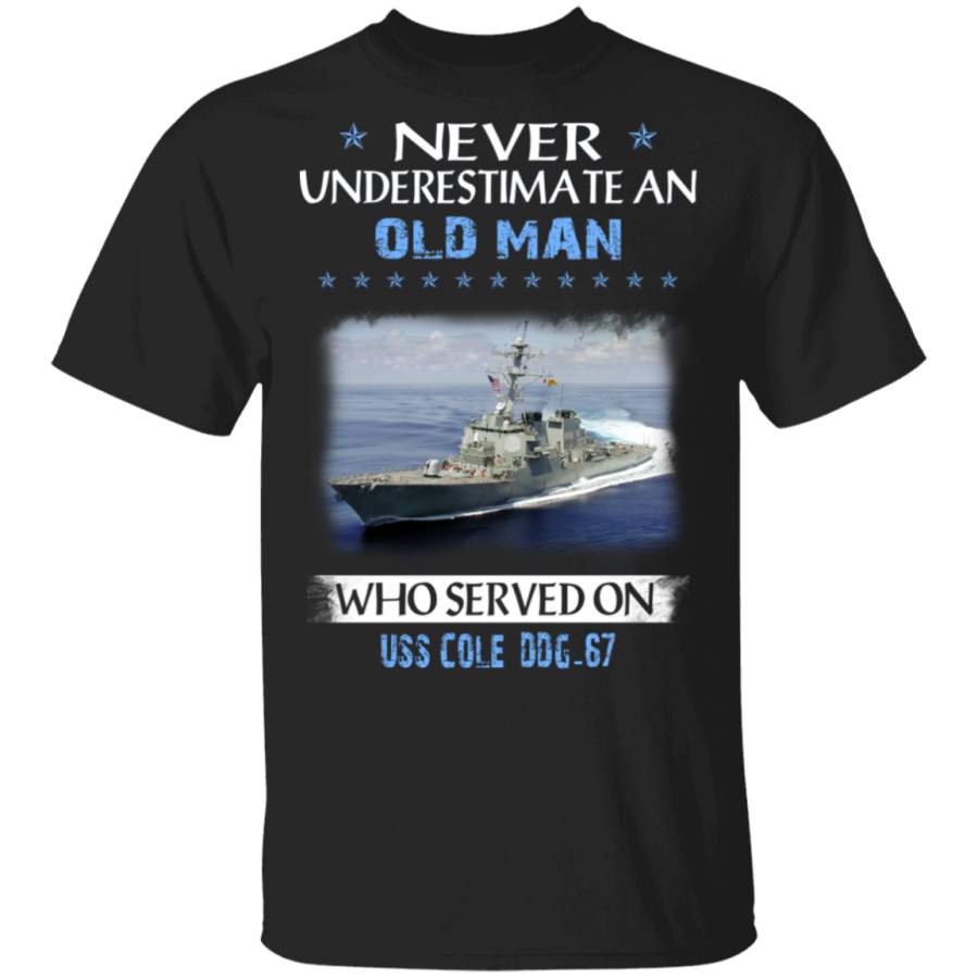 USS Cole DDG-67 Veterans Day Christmas Gift T-Shirt