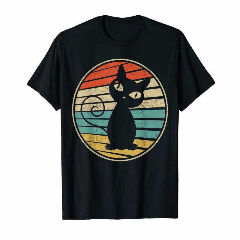 Cool Cat Gift Retro Vintage 70s 80s Kitten Kitty Lover Fun T-shirt