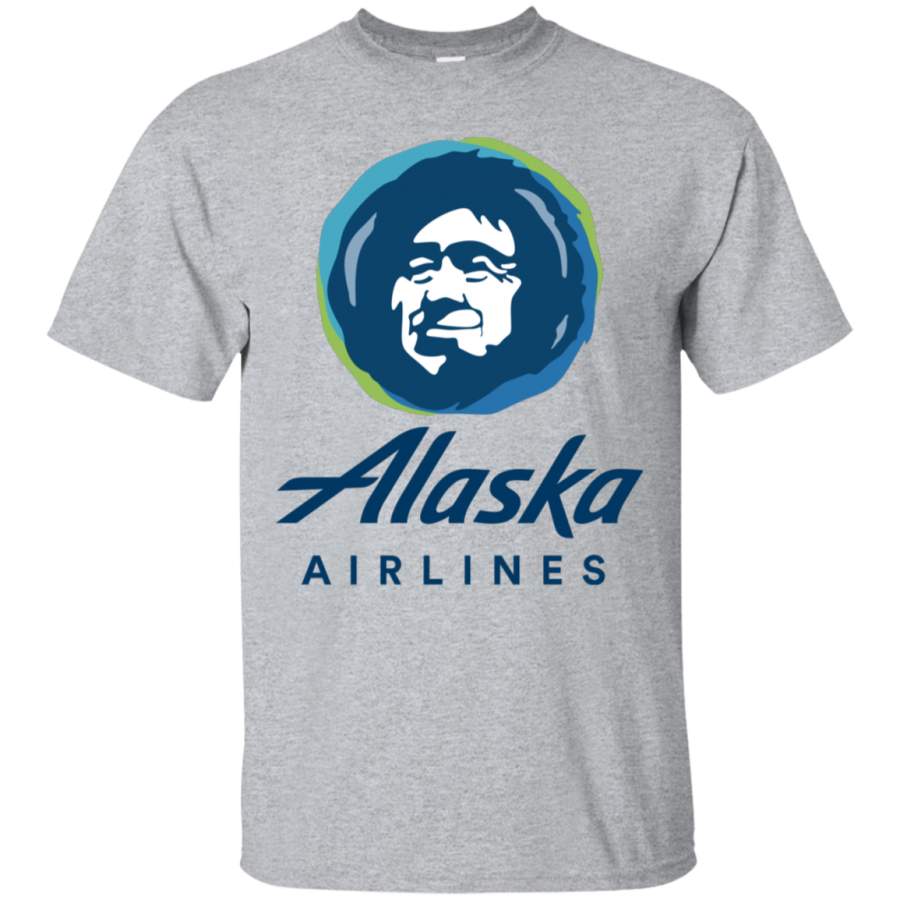 AGR Alaska Eskimo Airlines Mens Cotton T-Shirt