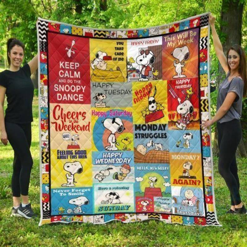 LL Snoopy Quilt Blanket