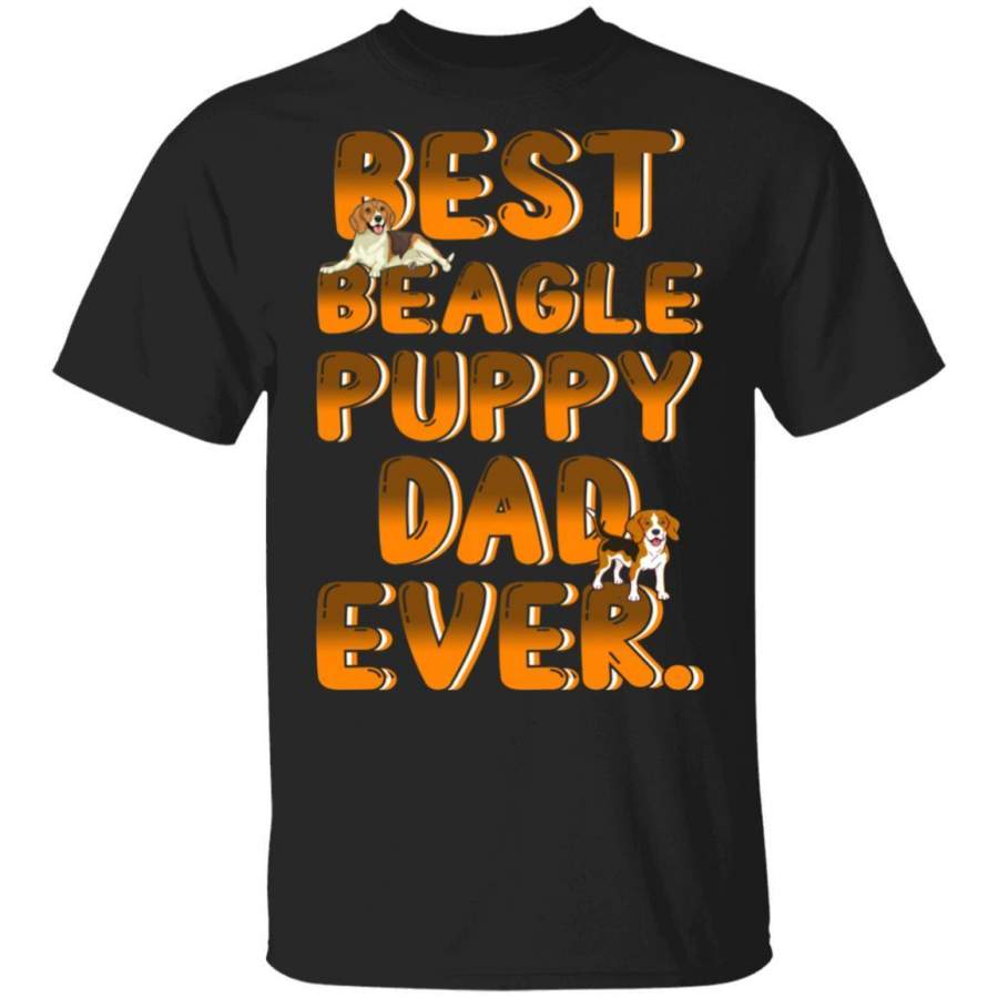 Best Beagle Dog Dad Ever Puppy T-Shirt Dog Lovers Gift MT05