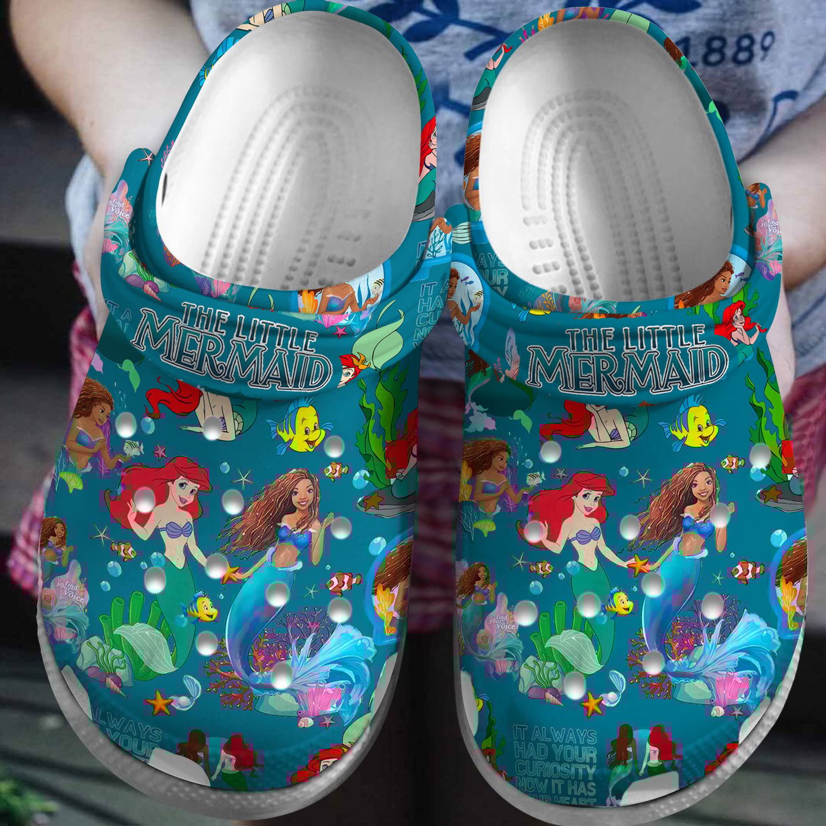 The Little Mermaid Movie Crocss Clogs For Men Women And Kid Flymd4Mo