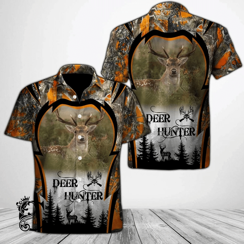 Beach Shirt Find Deer Hunter Hawaiian Shirt- Chillicothemall