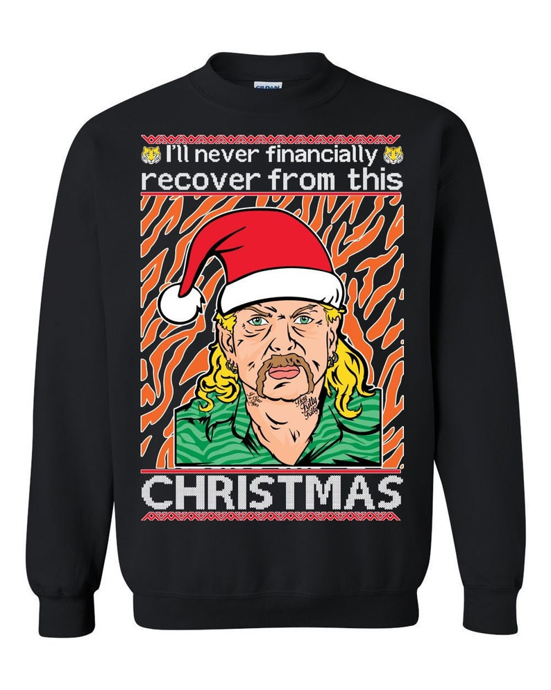 Tiger King Joe Exotic Ugly Sweatshirt, Christmas Ugly Sweater