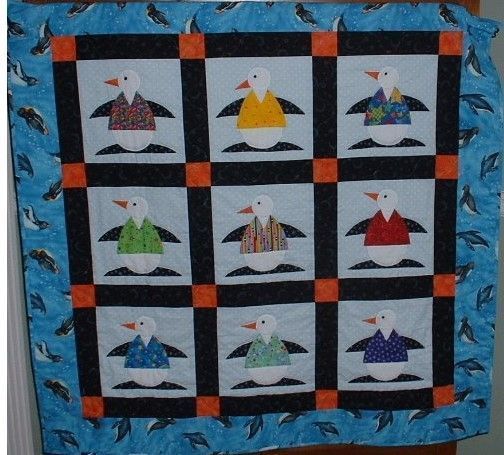 Penguin Quilt Tdhdr