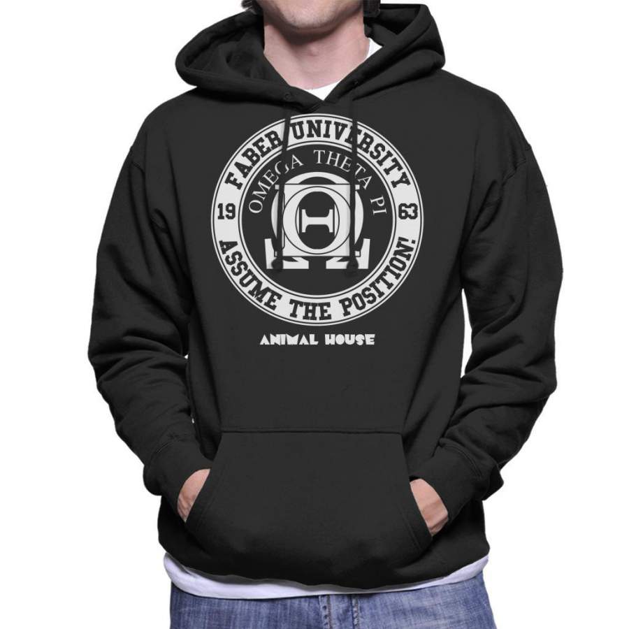 Animal House Faber University Logo Men’s Hooded Sweatshirt