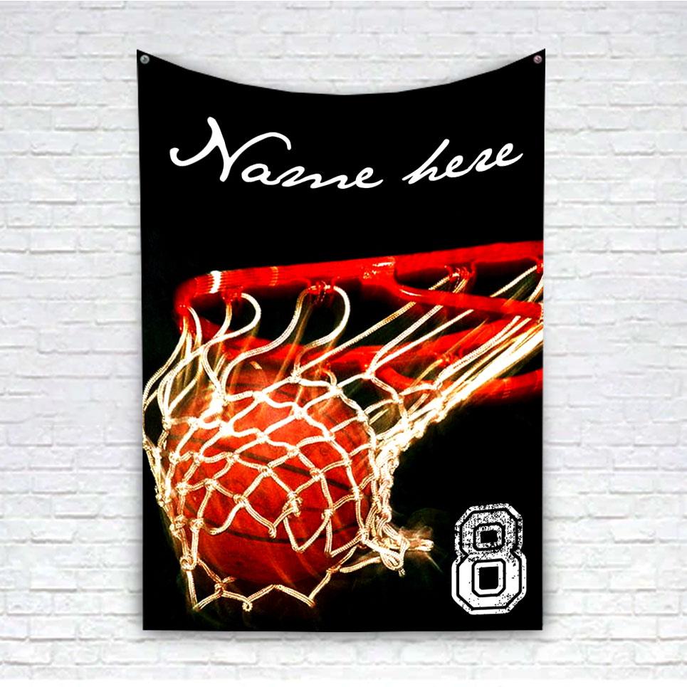 Basketball Hoop Customized Blanket – Fleece Blanket