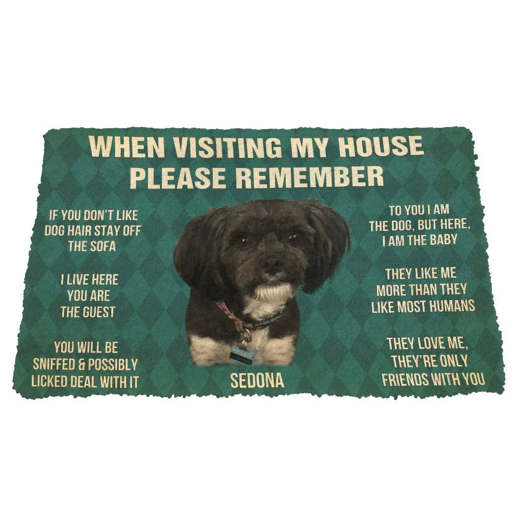 Gearhumans  Gearhuman 3D Please Remember Sedonas House Rules Custom Doormat