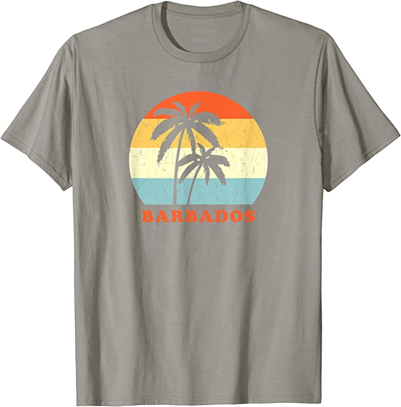 Barbados Vintage Sun & Surf Throwback Vacation Gift T-Shirt