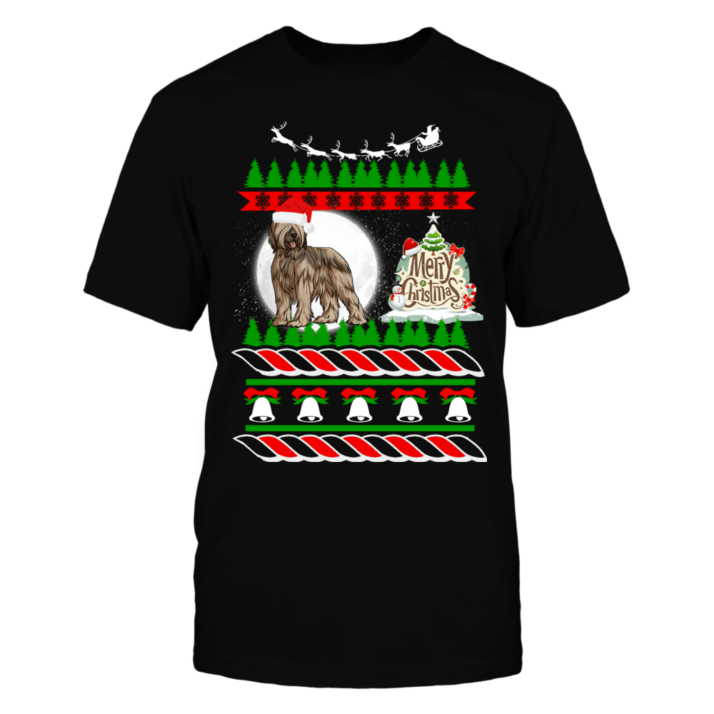 Briard Ugly Christmas Shirt