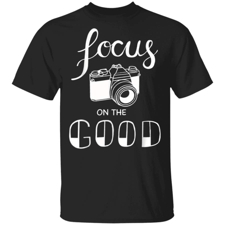 Focus On The Good Vintage Camera T Shirt