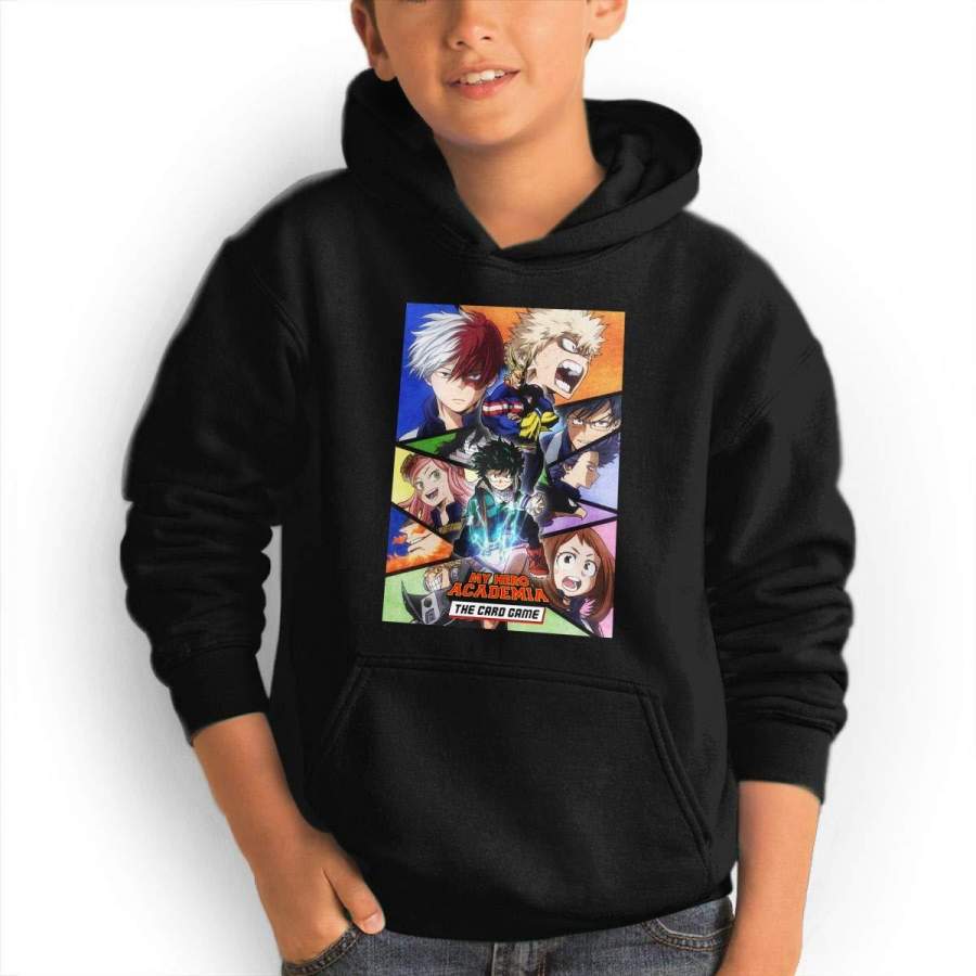 Teen Hoodies My Hero Friends Academia2 Hooded Sweatshirt Cool Aesthetic Pullover Hoodie for Boys Girls Teens