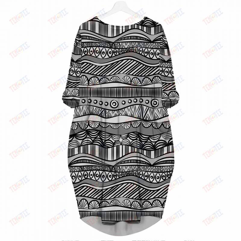 Temotee Seamless Pattern 1 – Beautiful Woman 3D Pocket Dress Afro Girl Shirt African American Woman Gift Idea TMT7315