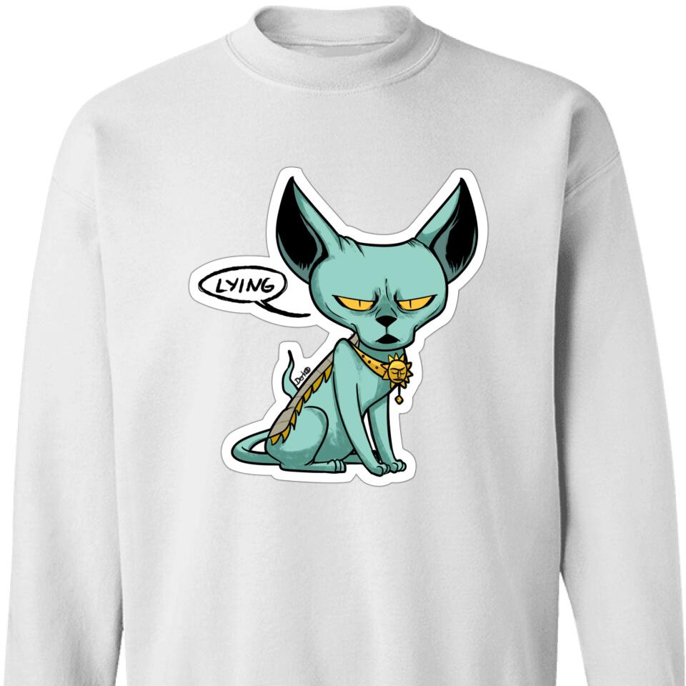 Lying Saga Cat Shirt, Funny Sweatshirt Gift For Him, Her – Trending Personalized