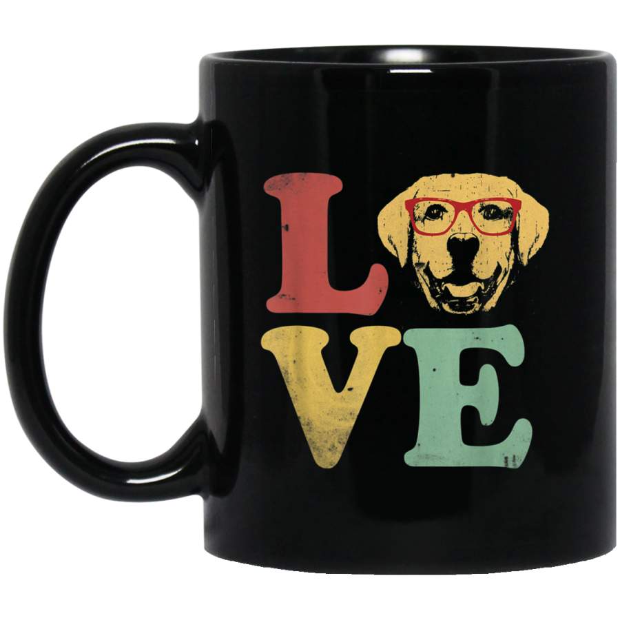 Vintage I Love My Golden Retriever Mug Gift For Dog Lover Mug