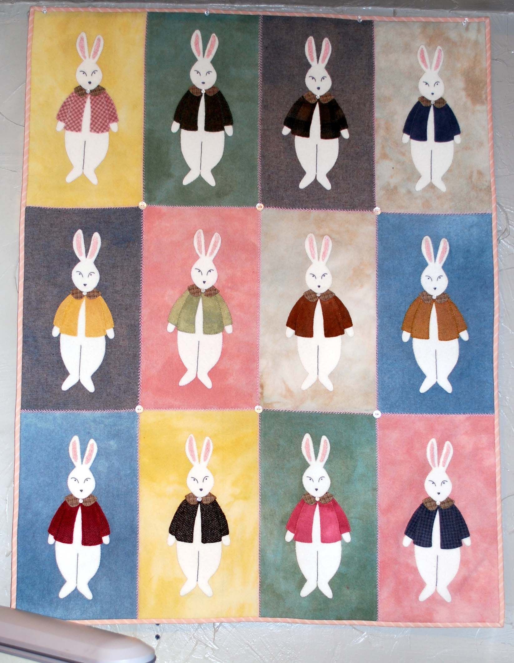 Rabbits Quilt Ciwiy