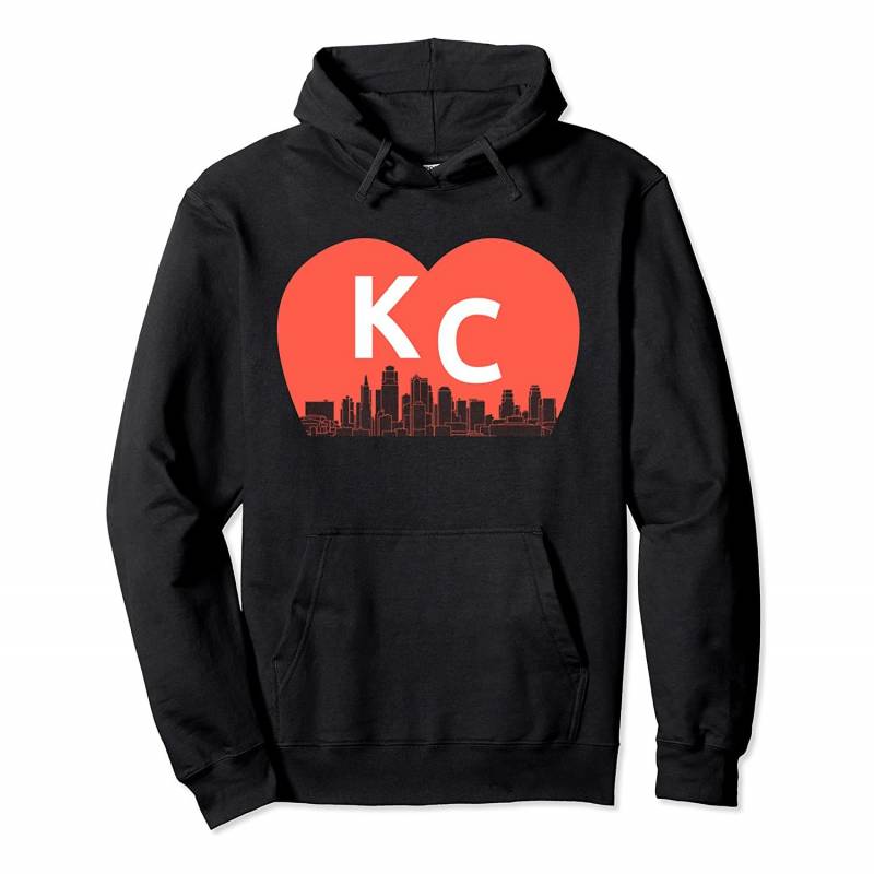 KC Heart Vintage Kansas City Cityscape, T Shirt, Sweatshirt