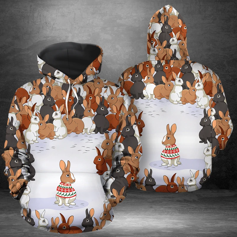 Rabbit Christmas 3D All Over Print | For Men & Women | Adult | Ho5401