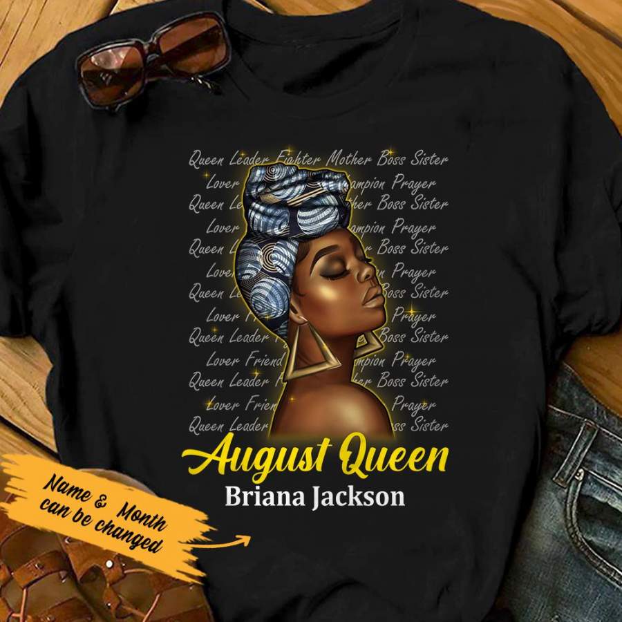 Personalized BWA August Queen T Shirt JL133 30O47