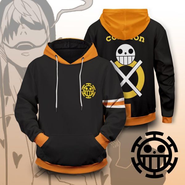 One Piece Trafalgar Corazon Hoodie Chm
