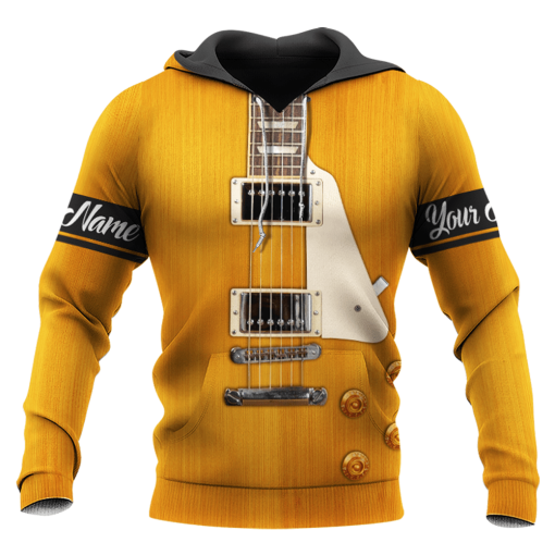 Premium Personalized Guitar 3D Shirt, Guitar Musical Instrument Hoodie Shirt For Men And Women