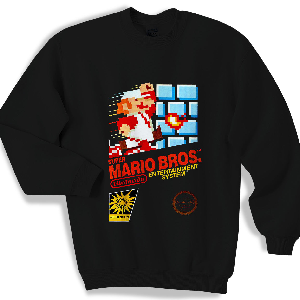 Super Mario Brothers Retro Nes Game Sweater Sweatshirt