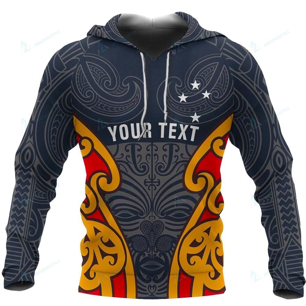 Aotearoa Hoodie Maori Moko – Custom Version Th5