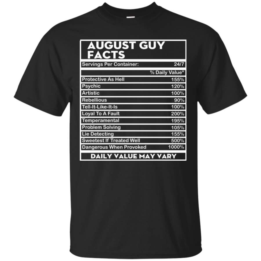 AGR August Guy Facts – Servings Per Container 24/7 Shirt, Hoodie