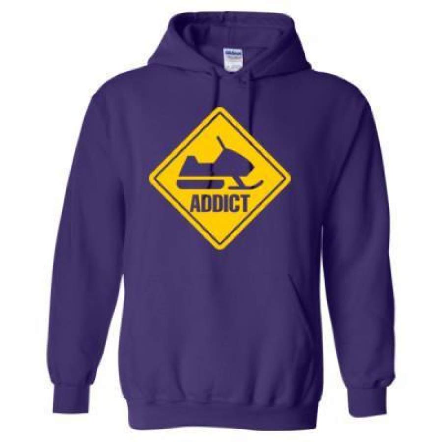 AGR Addict Snowmobile – Heavy Blend™ Hooded Sweatshirt