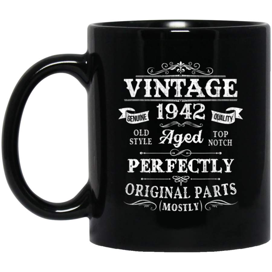 Vintage 1942 77th Birthday 77 Years Old Gift Coffee Mug