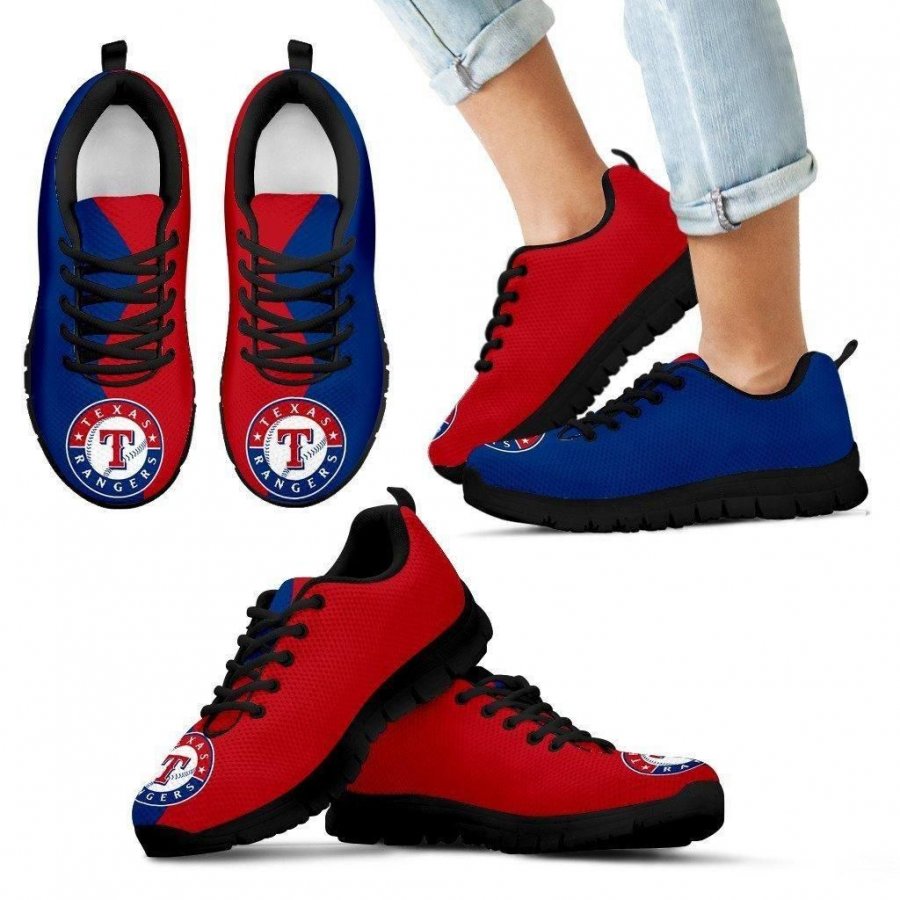 Two Colors Trending Lovely Texas Rangers Sneakers #224