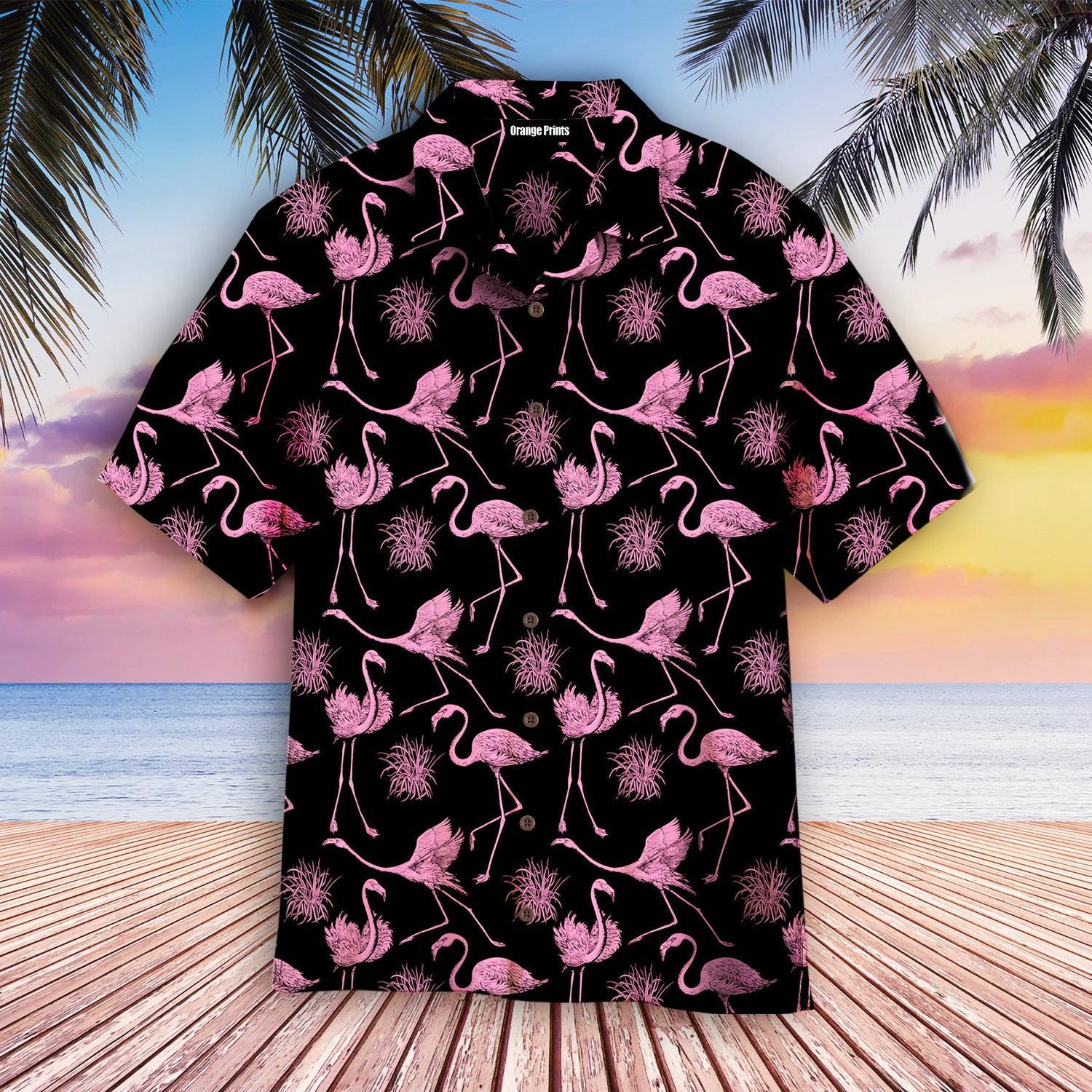 Pink Flamingo Aloha Hawaii Shirts For Men Women Ha28046