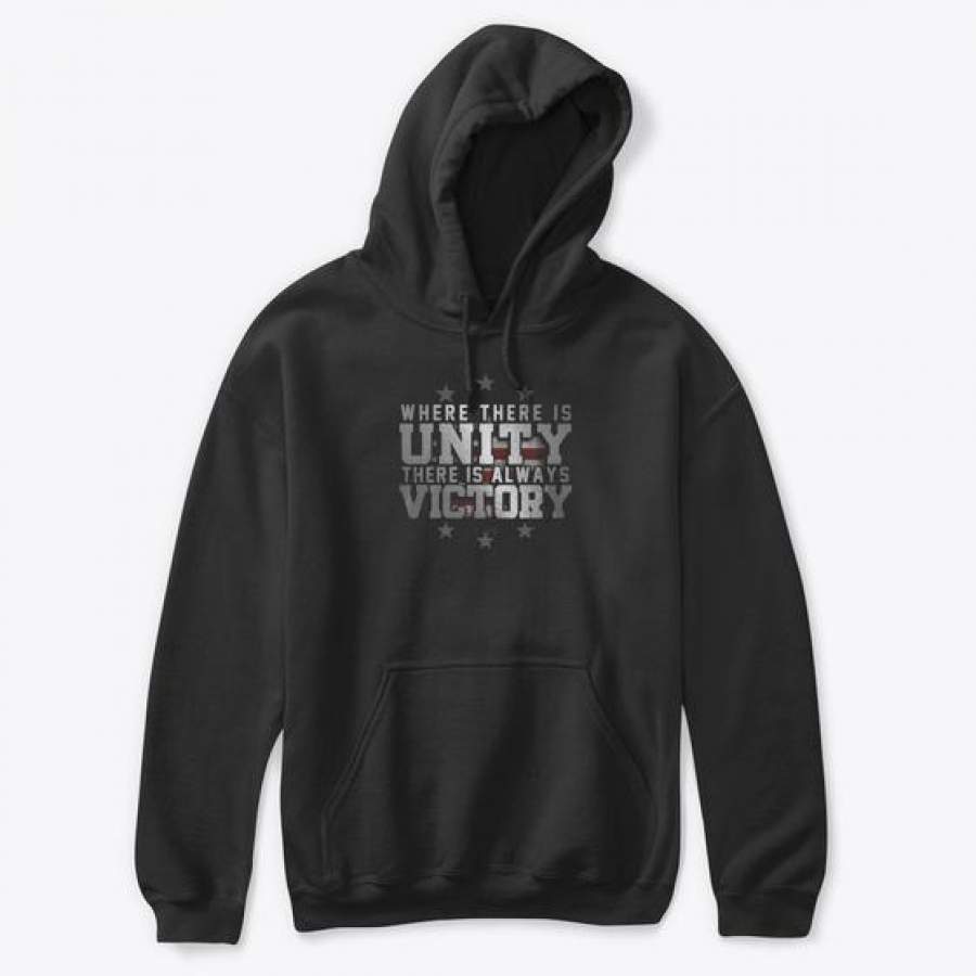 Unity Is Victory Gildan Hoodie Sweatshirt