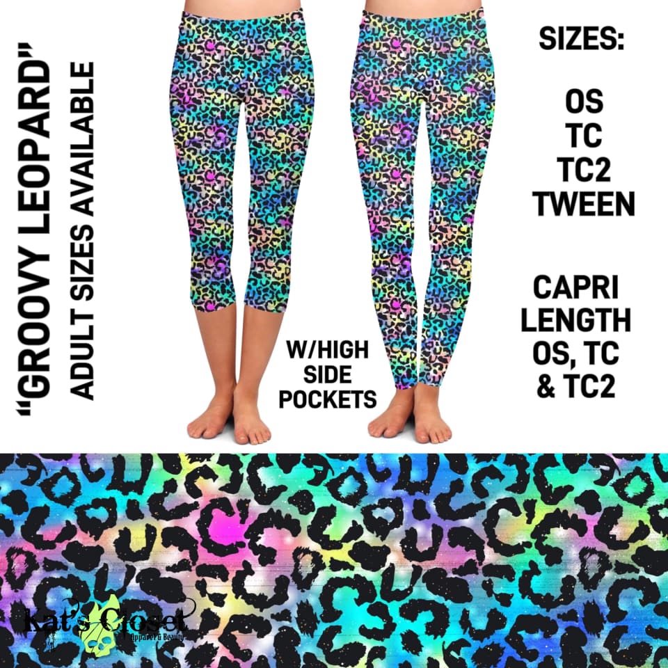 Rts – Groovy Leopard Leggings With Pockets