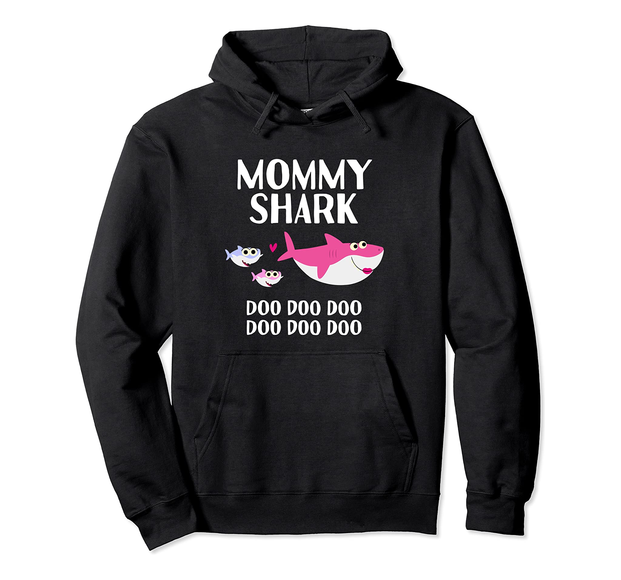 Mommy Shark Doo Doo Shirt Gift For Christmas Matching Pullover Hoodie