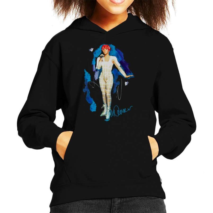 Sidney Maurer Original Portrait Of Rihanna Cut Out Outfit Kid’s Hooded Sweatshirt