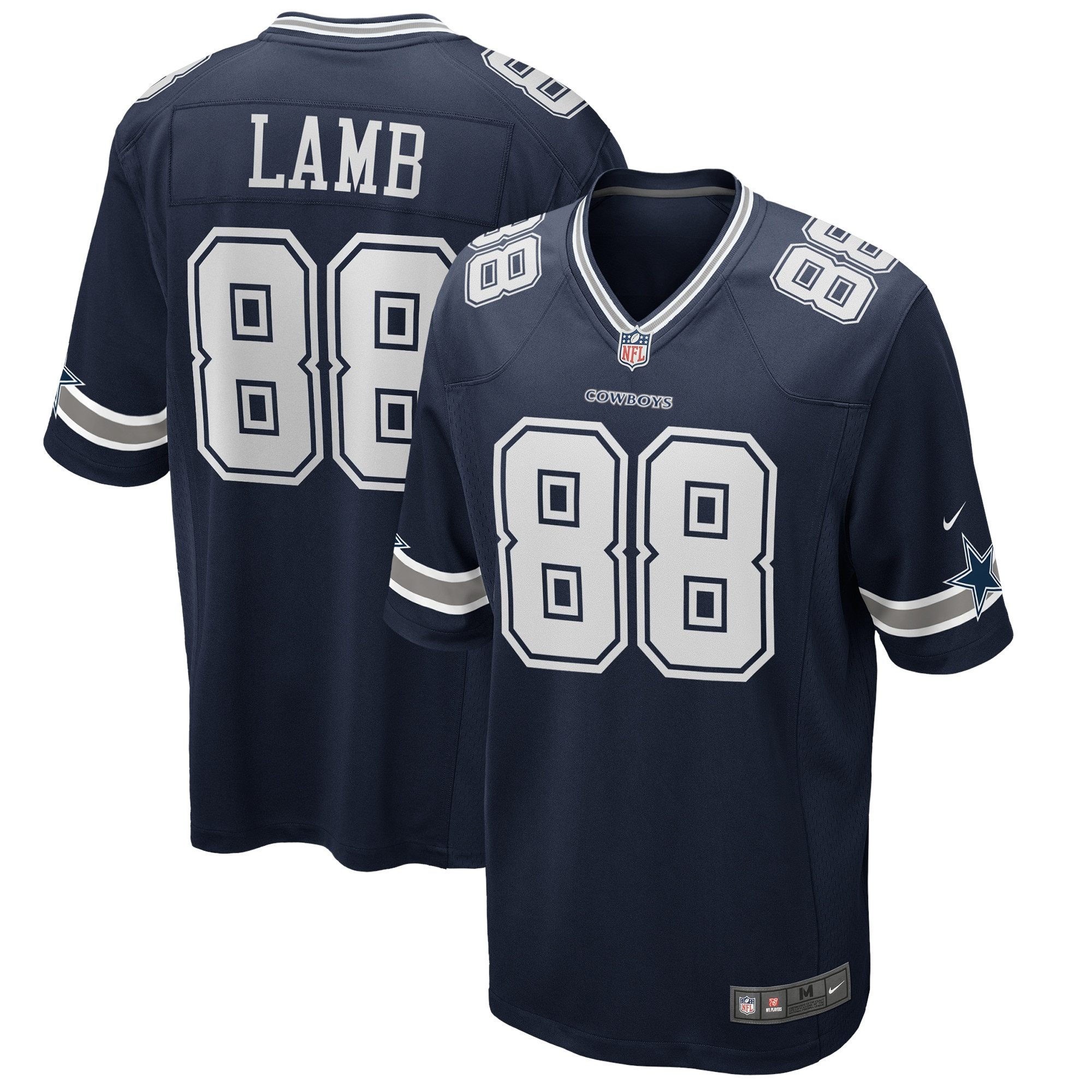 Ceedee Lamb Dallas Cowboys Game Jersey Navy NFL