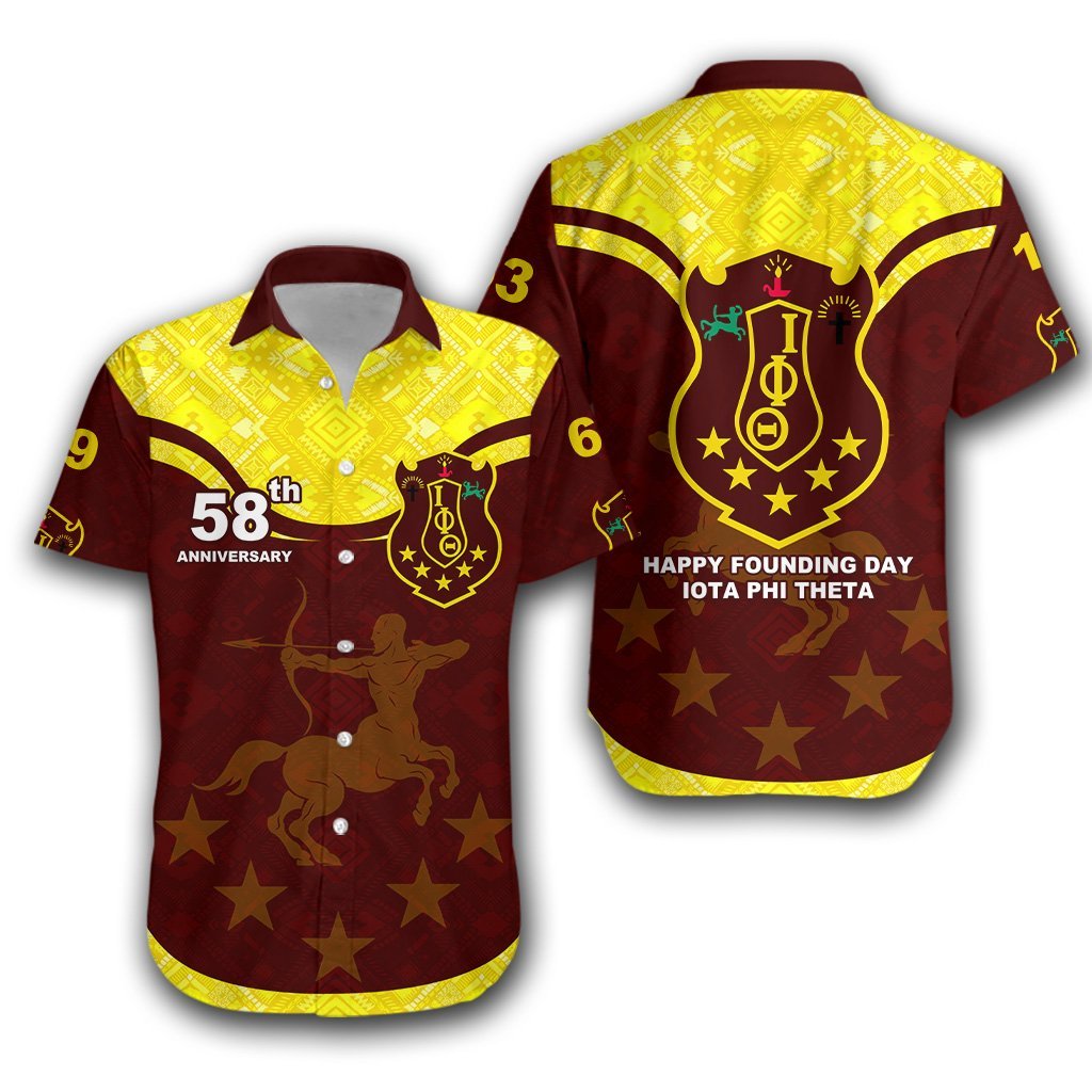 Iota Phi Theta 58Th Anniversary Hawaiian Shirt Simple Style Lt16