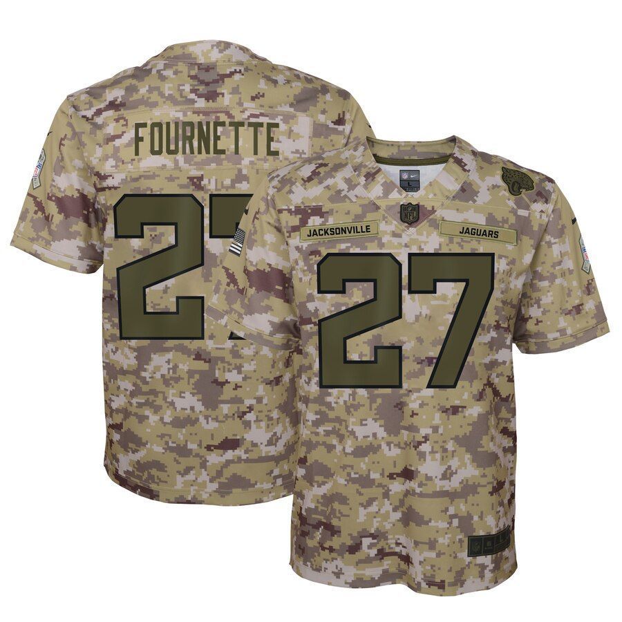 Leonard Fournette Jacksonville Jaguars Youth Salute To Service Game Jersey Camo 2019